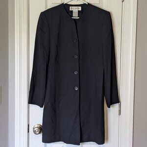 Vintage Jones New York Black Dressy Size 8 Coat